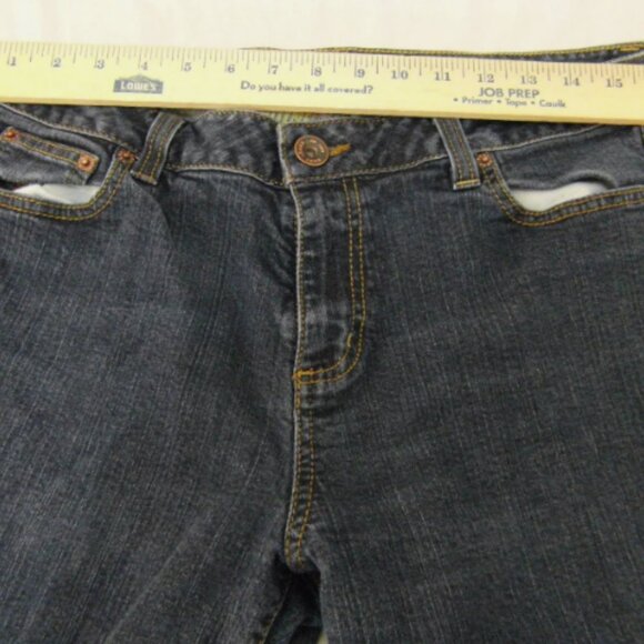 WOMENs sz16 DKNY REGULAR ZIPPER FLY BUTTON COTTON DENIM CLASSIC JEANS IG 932 - Picture 1 of 12